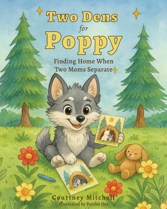 Książka Two Dens for Poppy Courtney Mitchell