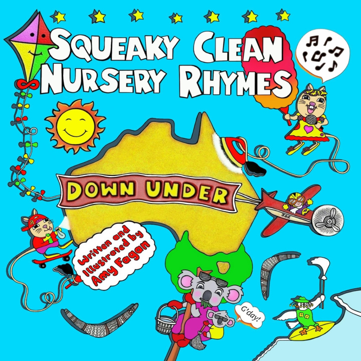 Kniha Squeaky Clean Nursery Rhymes Amy Fagan