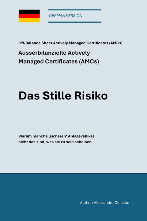 Kniha Das Stille Risiko Alessandro Ginestra
