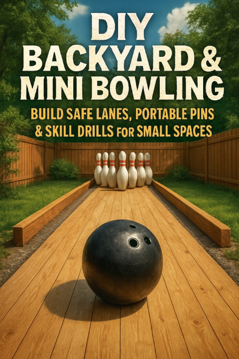 Livro DIY Backyard & Mini Bowling Alexander Rhea