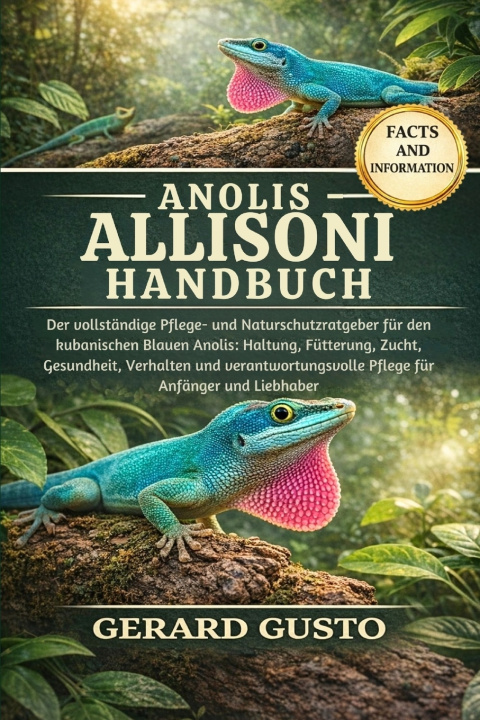 Book ANOLIS ALLISONI HANDBUCH GERARD GUSTO