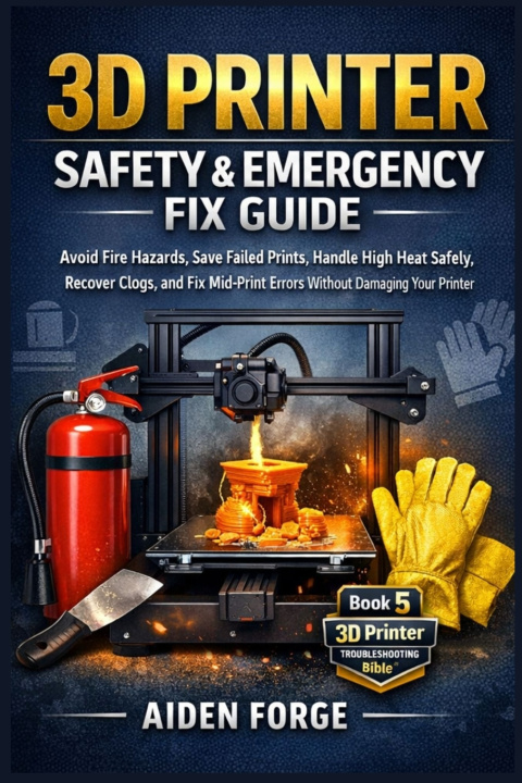 Kniha 3D Printer Safety & Emergency Fix Guide Aiden Forge
