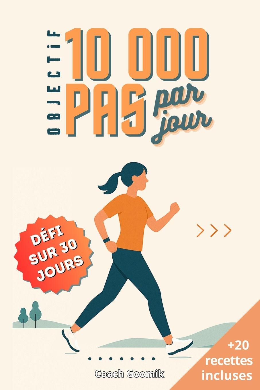 Livro Objectif 10000 pas par jour Coach Goomik