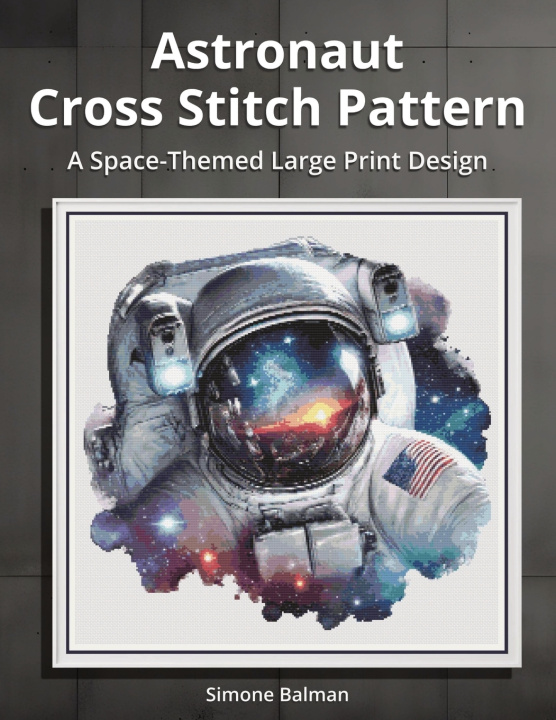 Book Astronaut Cross Stitch Pattern Simone Balman