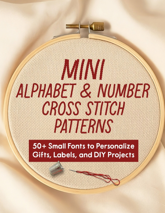 Kniha Mini Alphabet & Number Cross Stitch Patterns Sakura Mai