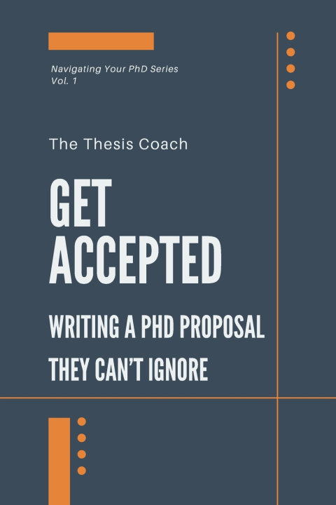 Kniha Get Accepted The Thesis Coach
