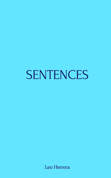Kniha Sentences Leo Herrera