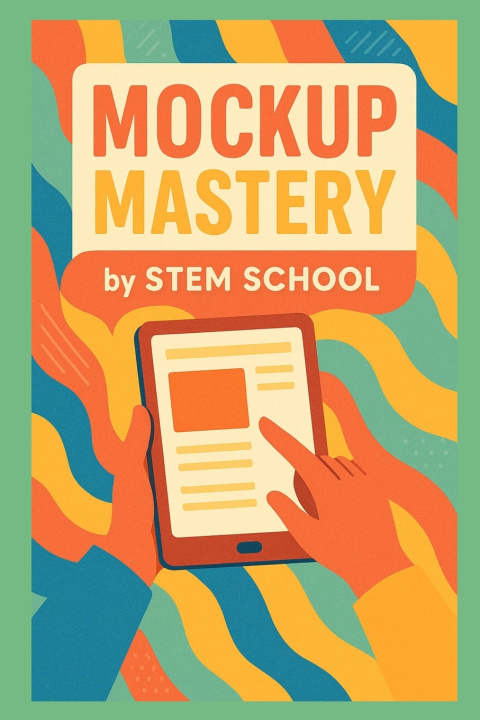 Kniha Mockup Mastery STEM SCHOOL