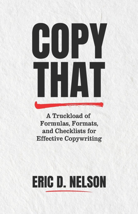 Kniha Copy That Eric D. Nelson