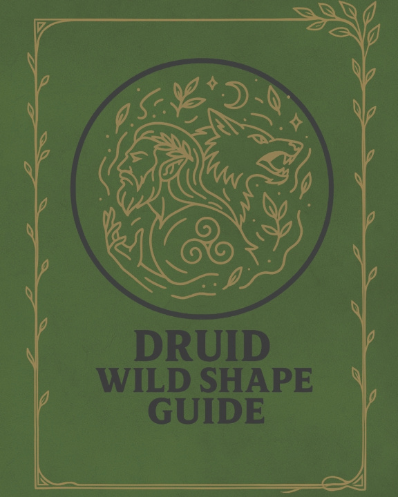 Kniha DRUID WILD SHAPE GUIDE Luisa Tudor