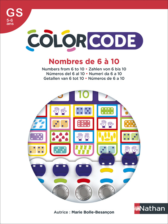Hra/Hračka COLORCODE Numération de 6 à 10 Jacques Duhautois