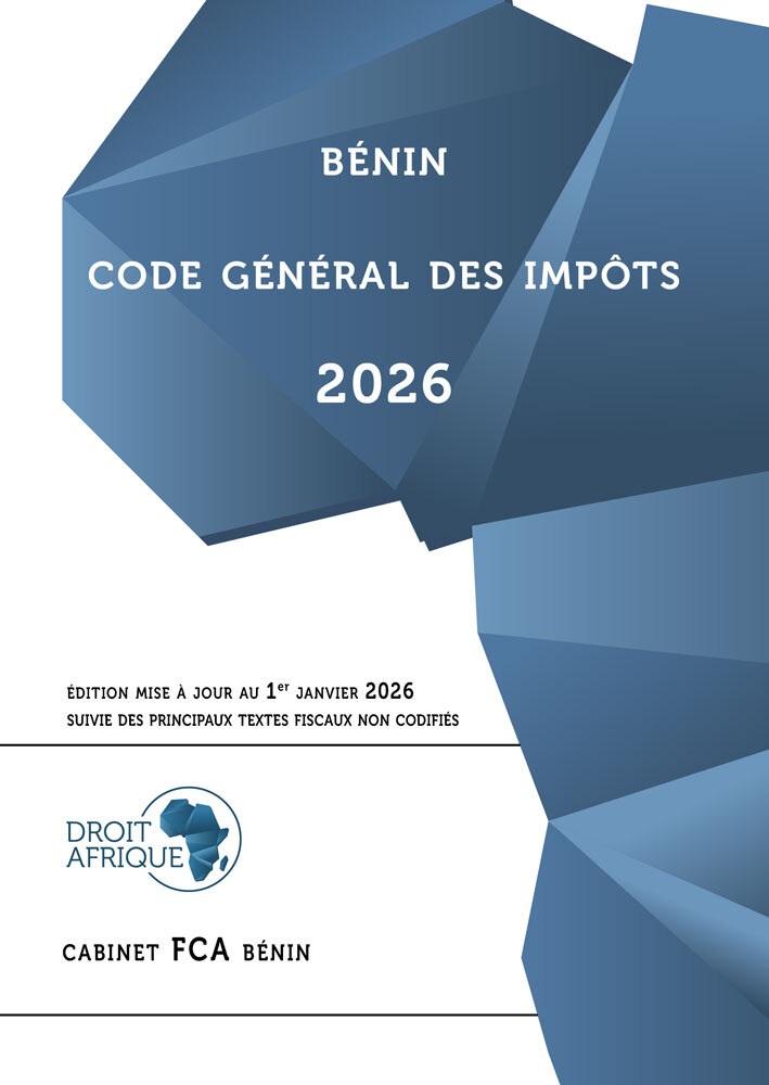 Книга Bénin - Code général des impôts 2026 Droit Afrique