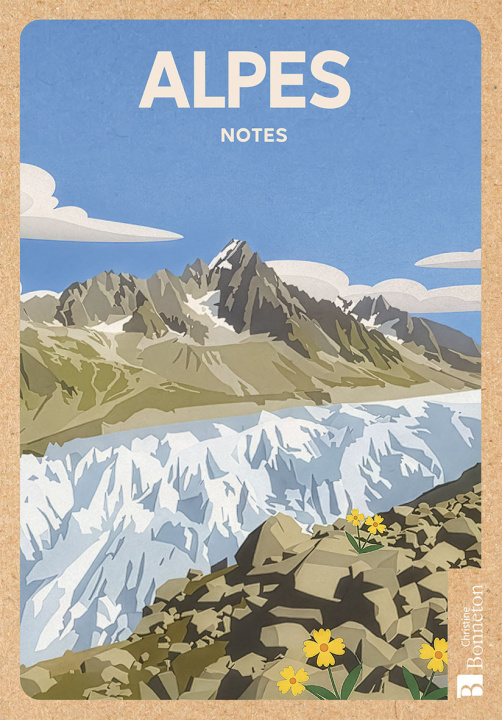 Kniha ALPES - CARNET DE NOTES 