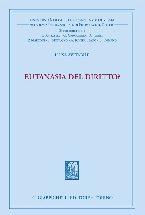 Knjiga Eutanasia del diritto? Luisa Avitabile