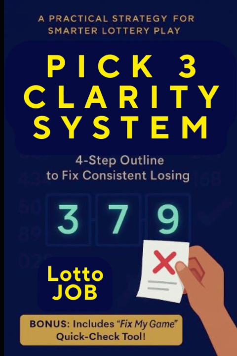 Knjiga Pick 3 Clarity System Lotto JOB