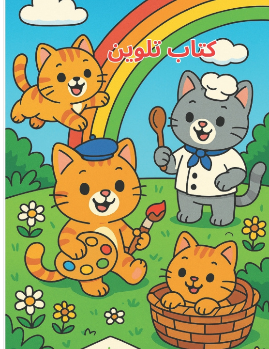 Boek كتاب تلوين القطط اللطيفة للأطفال Roman Yugov