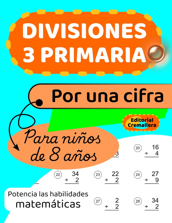 Book DIVISIONES 3 PRIMARIA Editorial Cremallera