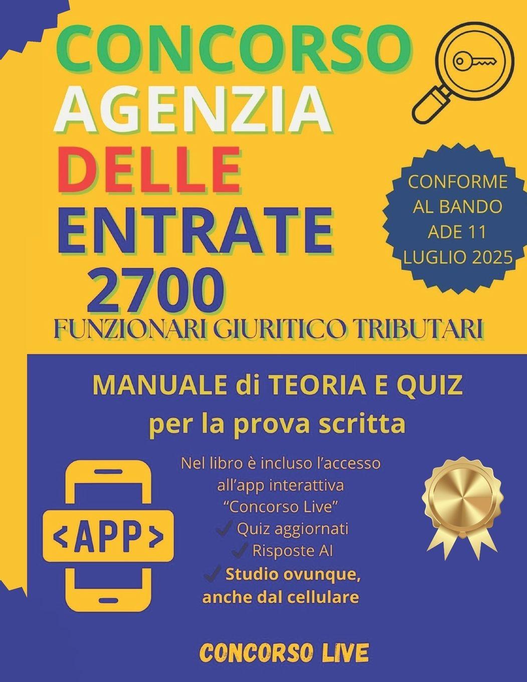 Knjiga CONCORSO AGENZIA DELLE ENTRATE CONCORSO LIVE