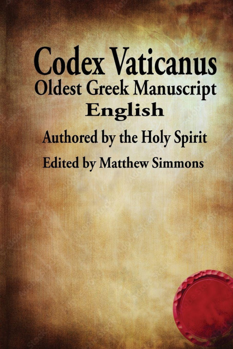 Kniha The Codex Vaticanus Matthew Simmons