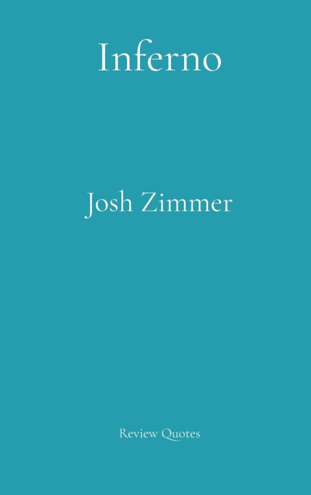 Book Inferno Josh Zimmer