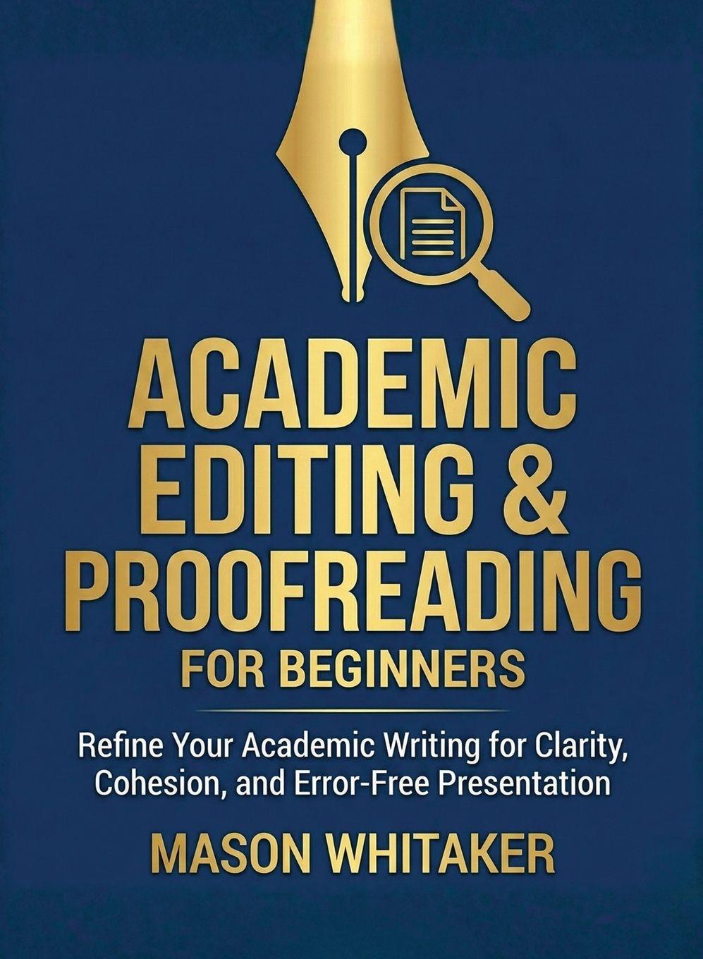 Knjiga Academic Editing and Proofreading for Beginners Mason Whitaker
