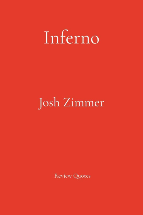 Kniha Inferno Josh Zimmer
