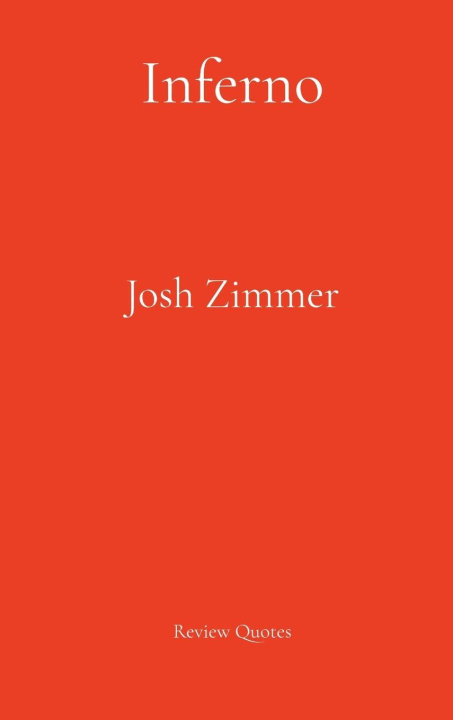 Könyv Inferno Josh Zimmer
