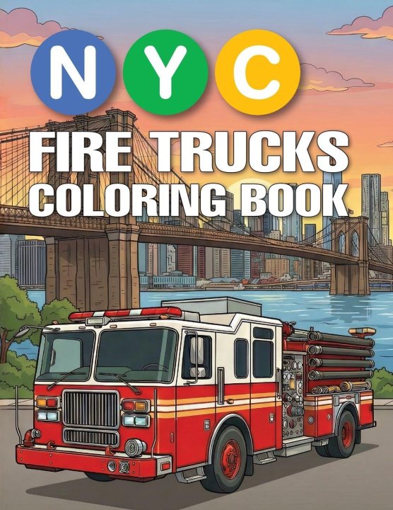Buch NYC Fire Trucks Coloring Book Coco Bean