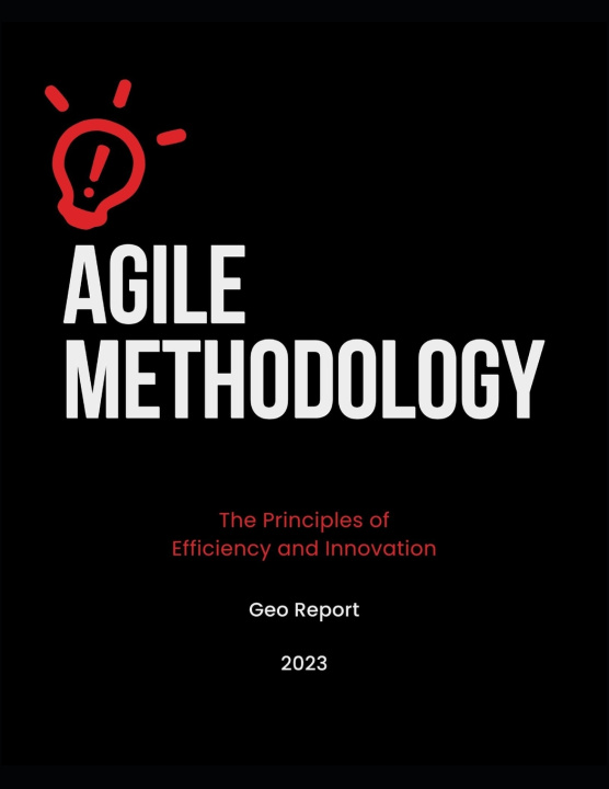 Kniha Agile Methodology Geo Report