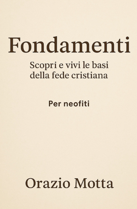 Kniha Fondamenti Orazio Motta