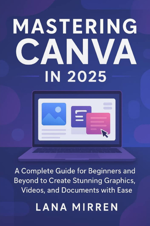 Kniha Mastering Canva in 2025 LANA MIRREN