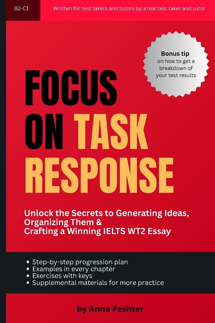Book Focus On Task Response Anna Peshter