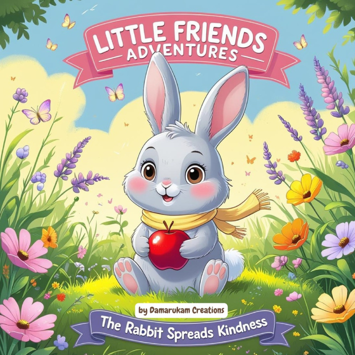 Kniha Little Friends Adventures Damarukam Creations