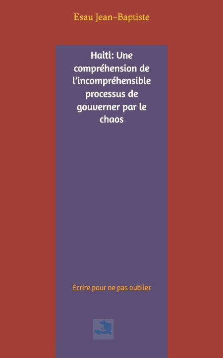 Kniha Haiti Esau Jean-Baptiste