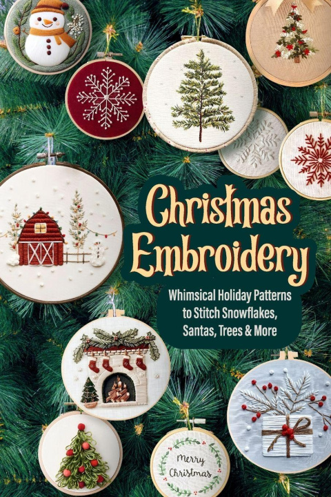 Kniha Christmas Embroidery Kathleen Kubiak