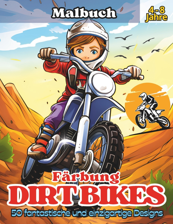 Buch Färbung DIRT BIKES Graphic art