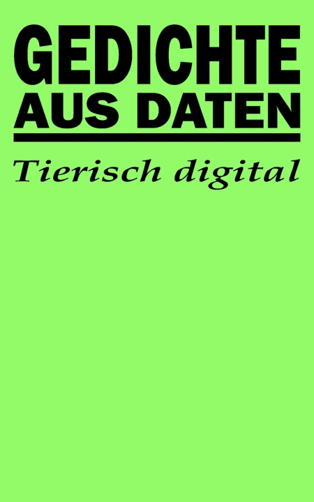 Knjiga Gedichte aus Daten KURT EMMERICH