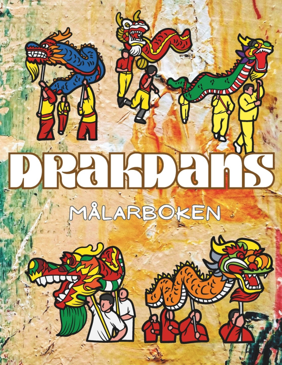 Kniha Drakdans Målarboken Steven Book