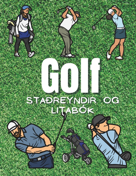 Kniha Golfstaðreyndir og litabók Steven Book