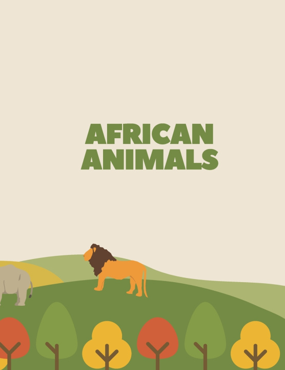 Kniha African animals Anastasiia Panchenko