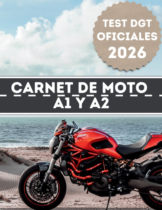 Kniha Test para el Carnet de Moto A1 y A2 Acierto Autoescuela