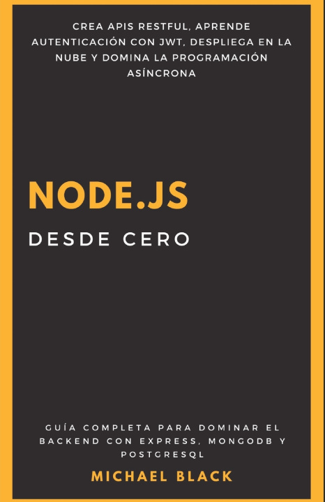 Kniha Node.js desde Cero Michael Black
