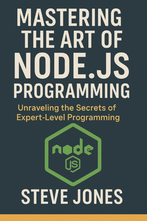 Kniha Mastering the Art of Node.js Programming Steve Jones