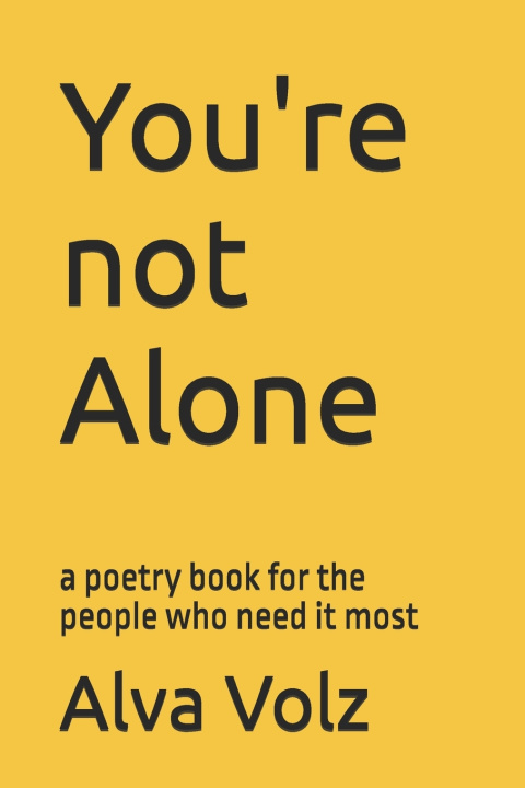 Kniha You're not Alone Alva mae Volz