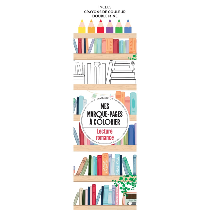 Kniha Lecture romance - Mes marque-pages à colorier 