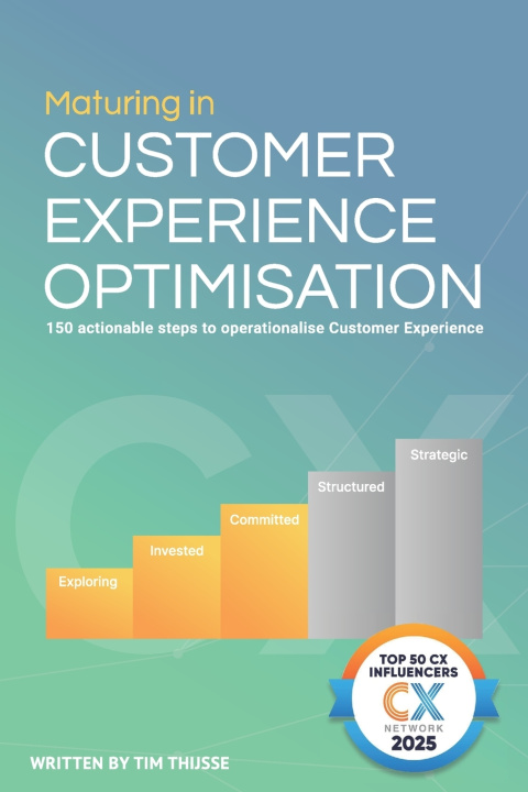 Kniha Maturing in Customer Experience Optimisation (CXO) Tim Thijsse