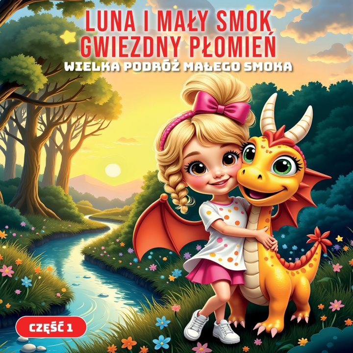 Kniha Luna i mały smok Gwiezdny Płomień | część 1 Sylvana Bleyck