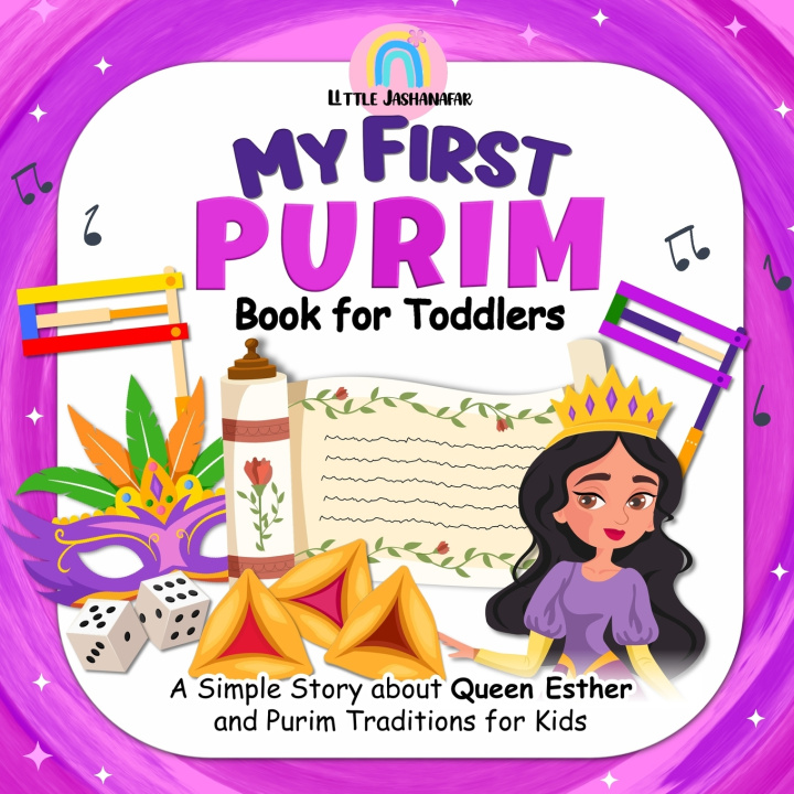Kniha My First Purim Book for Toddlers Little Jashanafar