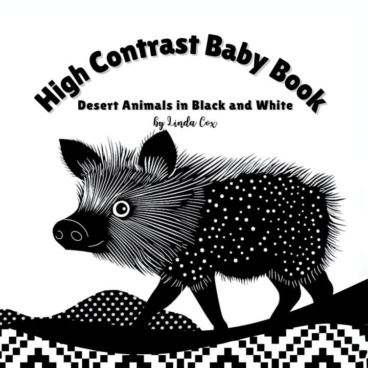 Kniha High Contrast Baby Book Linda Cox