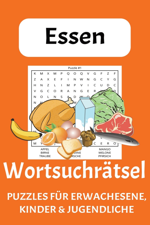 Kniha Essen Worterrätselbuch IK Wörterrätsel